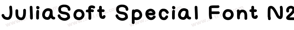 JuliaSoft Special Font N2字体转换